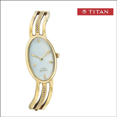 "TITAN Ladies Watch - 9938 YM01 - Click here to View more details about this Product